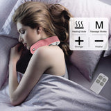 Smart Neck Massager with Heat - Pink